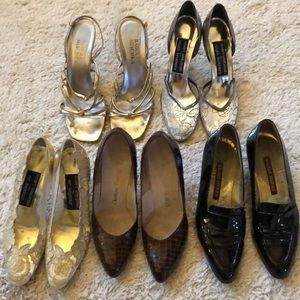 Badgley Mischka, Dior and Stuart Weitzman vintage shoes